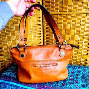 Fossil vintage leather purse brown/tan